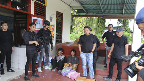 Bareskrim Polri menggagalkan pengiriman 74 kilogram ganja ke Jakarta. Foto: Istimewa