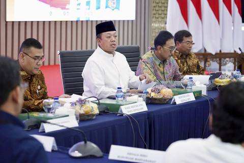 Menteri ATR/BPN, Nusron Wahid, dalam acara Bincang Isu Pertanahan dan Tata Ruang di Kementerian ATR/BPN. Foto: Dok. Kementerian ATR/BPN