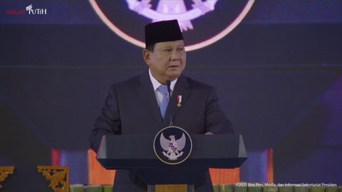 Presiden RI Prabowo Subianto di Istana Presiden, Jakarta, Senin (24/2/2025). Foto: YouTube/ Sekretariat Presiden