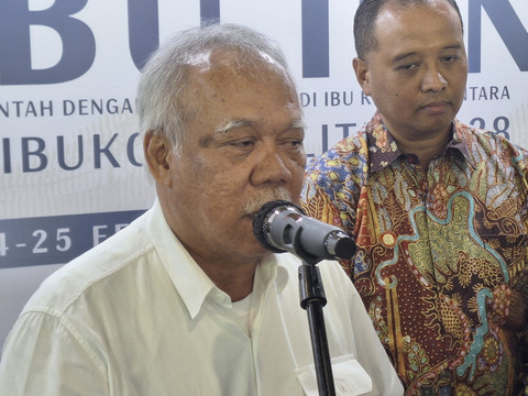 Kepala OIKN Basuki Hadimuljono di Kantor Kementerian PU, Jakarta Selatan pada Senin (24/2/2025). Foto: Dok. Istimewa