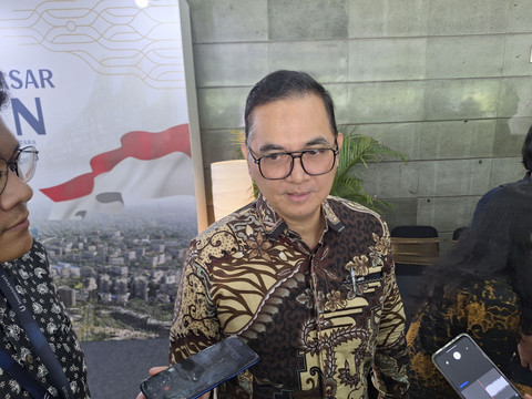 Juru Bicara OIKN Troy Pantouw di Kantor Kementerian PU, Jakarta Selatan pada Senin (24/2/2025). Foto: Argya D. Maheswara/kumparan 