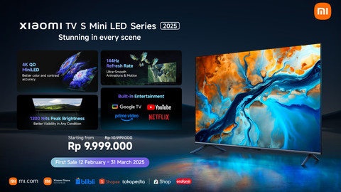 Xiaomi TV S Mini LED Series 2025. Foto: Xiaomi