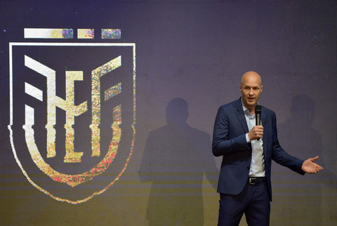 Jordi Cruyff dari Belanda. Foto: Rodrigo Buendia/AFP