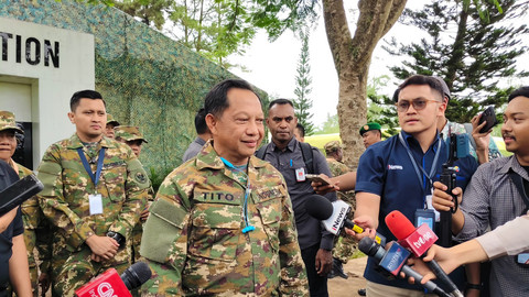 Mendagri Tito Karnavian di lokasi retreat kepala daerah di Kompleks Akmil, Magelang, Jawa Tengah, Kamis (27/2). Foto: Arfiansyah Panji/kumparan
