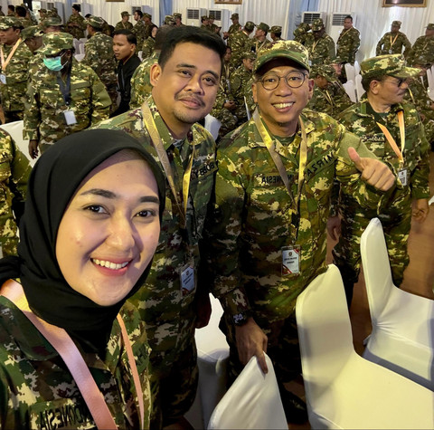 Wakil Gubernur Lampung, Jihan Nurlela turut serta dalam Retreat Kepala Daerah bersama Gubernur Lampung, Rahmat Mirzani Djausal dan Gubernur Sumatera Barat, Bobby Nasution | Foto : Ist