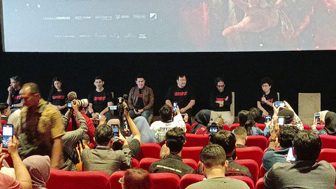 Konferensi Pers Perilisan Trailer dan Poster Film Qodrat 2 di Kawasan Senayan, Jakarta Pusat. Foto: Aprilandika Pratama/kumparan