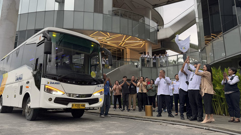 Ilustrasi bus DAMRI. Foto: Dok. DAMRI
