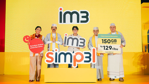 IM3 dari Indosat Ooredoo Hutchison saat meluncurkan kampanye 'Simpelnya IM3, Temukan Makna untuk Bersama'. (foto: istimewa)