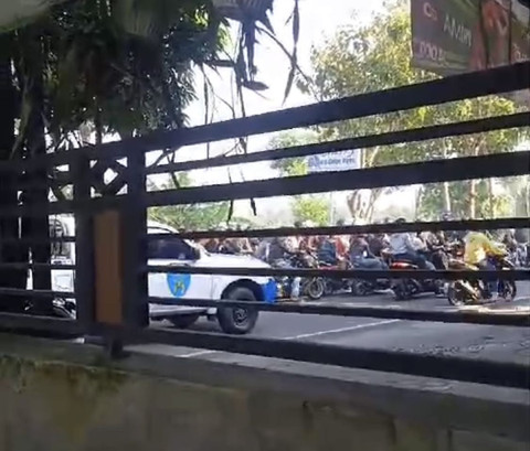 Keributan di Jalan Samas. Foto: Dok. Polres Bantul/Pandangan Jogja