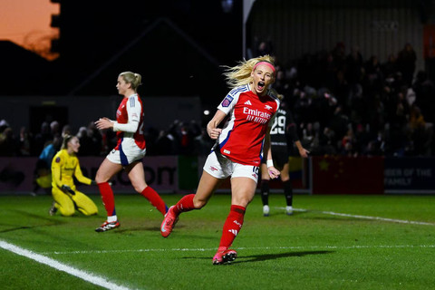 Arsenal menang 4-3 atas West Ham di pekan ke-15 Liga Inggris Wanita, Senin (3/3). Foto: Dok. Arsenal