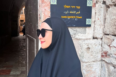 Zaskia Adya Mecca di Palestina. Foto: Instagram/@zaskiadyamecca