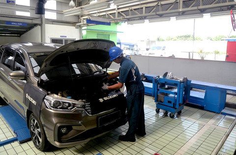 Bengkel mobil Suzuki. Foto: dok. Suzuki Indomobil Sales