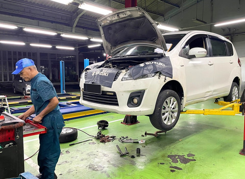 Bengkel mobil Suzuki. Foto: dok. Suzuki Indomobil Sales