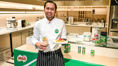 Kampanye MILO Ramadan 2025 sekaligus edukasi 'Cek Cek Labelnya' di The Nest, Nestle Indonesia. Foto: Dok. MILO