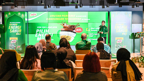 Kampanye MILO Ramadan 2025 sekaligus edukasi 'Cek Cek Labelnya' di The Nest, Nestle Indonesia. Foto: Dok. MILO