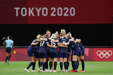 Tim Great Britain di Olimpiade Tokyo 2020. Foto: ASANO IKKO / AFP