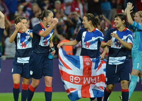 Tim Great Britain di Olimpiade London 2012. Foto: Khaled DESOUKI / AFP