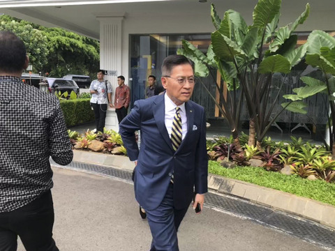 CEO Lippo Group James Riady tiba di Istana Negara, Jakarta Pusat, Jumat (7/3/2025). Foto: Zamachsyari/kumparan