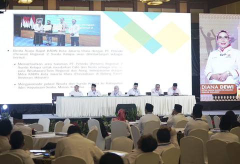 Pengurus Kadin DKI Jakarta masa bakti 2024-2029 menggelar rapat pimpinan provinsi (Rapimprov) I di Hotel Borobudur Jakarta.  Foto: Dok. Kadin