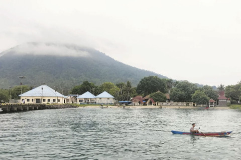 Pulau Sebesi di Lampung Selatan. Foto: Riadi Gunawan/Antara