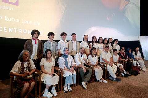 Konferensi pers film Rumah Untuk Alie di XXI Epicentrum, Jakarta Selatan, Senin (10/3/2025). Foto: Giovanni/kumparan