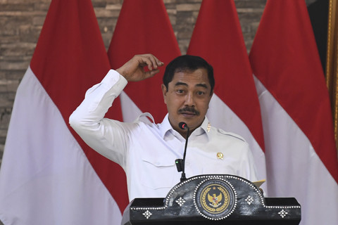 Menteri Imigrasi dan Pemasyarakatan (Imipas) Agus Andrianto berpidato usai penandatanganan nota kesepahaman dengan BNN di Jakarta, Selasa (11/3/2025). Foto: Akbar Nugroho Gumay/ANTARA FOTO