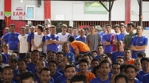 Direktur Jenderal Pemasyarakatan (Dirjenpas) Kementerian Imigrasi dan Pemasyarakatan, Mashudi, saat mendatangi langsung Lapas Kutacane, Kabupaten Aceh Tenggara, Aceh, Selasa (11/3/2025). Foto: Dok. Kementerian Imigrasi dan Pemasyarakatan