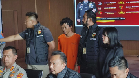 Tampang Febri Arifin (31) yang bunuh ibu dan anak dalam toren di Tambora, Jakarta Barat.  Foto: Rachmadi Rasyad/kumparan