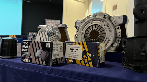 Produk otomotif buatan AISIN. Foto: Aditya Pratama Niagara/kumparan