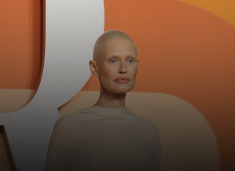 Model Bianca Balti Ngaku Tampil Lebih Percaya Diri Usai Botak karena Kanker. Foto: AFP