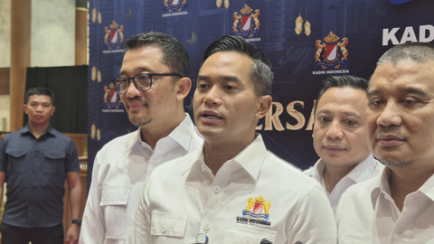 Ketua Umum Kamar Dagang dan Industri (Kadin) Indonesia Anindya Bakrie ditemui di Jakarta International Convention Center, Jakarta pada Jumat (14/3/2025). Foto: Argya D. Maheswara/kumparan 