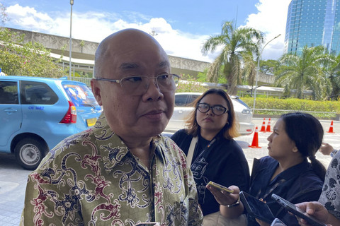 Ketua Umum Asosiasi Pengusaha Pusat Belanja Indonesia (APPBI) Alphonzus Widjaja dalam acara BINA Diskon Lebaran 2025 di Lippo Mal Nusantara, Jakarta, Jumat (14/3/2025). Foto: Muhammad Fhandra Hardiyon/kumparan
