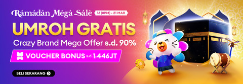 Kesempatan mendapatkan umrah gratis dari Lazada. Foto: dok. Lazada