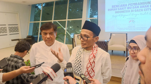 Ketua Presidium Aqsa Working Group (AWG) M Anshorullah saat dijumpai di Kemlu, Jakpus, Jumat (14/3). Foto: Thomas Bosco/kumparan