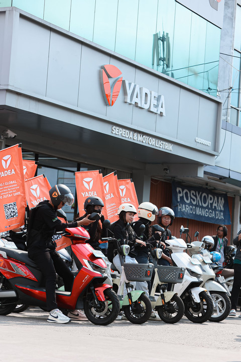 Yadea meluncurkan program Yadea Green E-mobility Found (GEF). Foto: Yadea