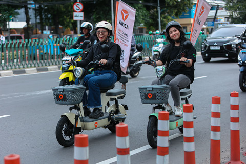 Yadea meluncurkan program Yadea Green E-mobility Found (GEF). Foto: Yadea