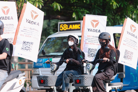 Yadea meluncurkan program Yadea Green E-mobility Found (GEF). Foto: Yadea