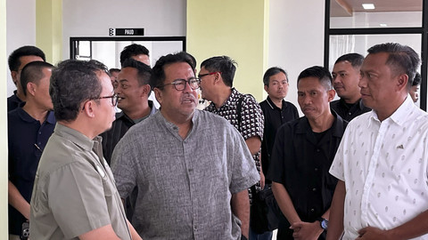 Wakil Gubernur Rano melakukan peninjauan di Rusun Jagakarsa, Jakarta Selatan. Sabtu (15/3/2025). Foto: Rayyan Farhansyah/kumparan