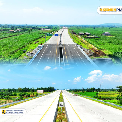 Jalan Tol Probolinggo – Banyuwangi (Probowangi). Foto: Instagram @pupr_bpjt. 