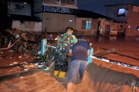 Kondisi banjir di Bandung Barat. Foto: Dok. Istimewa