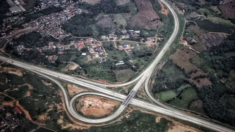 Ilustrasi Tol Palembang-Betung/Dokumen Kumparan. 