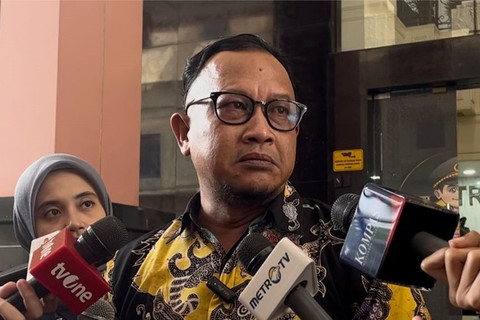 Komisioner Kompolnas Choirul Anam saat dijumpai jelang sidang etik Kapolres Ngada di TNCC Mabes Polri, Jakarta Selatan, Senin (17/3/2025). Foto: Thomas Bosco/kumparan