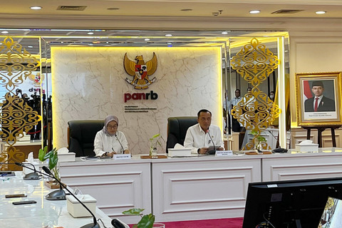 Konferensi pers pengangkatan CASN 2024 di kantor Kementerian PANRB, Senin (17/3/2025). Foto: Fariza Rizky Ananda/kumparan