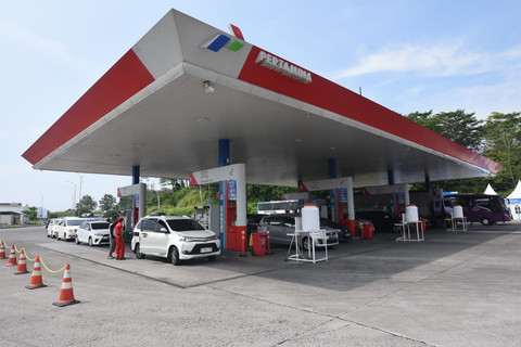 SPBU 24 jam di jalur mudik Lebaran. Foto: Dok. Pertamina