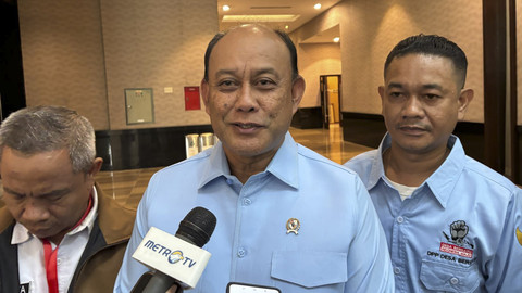 Kepala Badan Gizi Nasional (BGN) Dadan Hindayana di Bidakara, Jakarta, Rabu (19/3/2025). Foto: Abid Raihan/kumparan