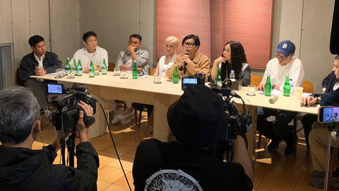 Vibrasi Suara Indonesia (VISI) menggelar konferensi pers di SCBD, Rabu (19/3). Foto: Vincentius Mario/kumparan