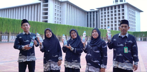 Le Minerale sebagai mitra jangka panjang Masjid Istiqlal. Foto: Dok. Le M