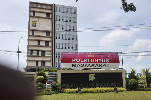 Markas Polres Metro Bekasi Kota.  Foto: Dok. kumparan