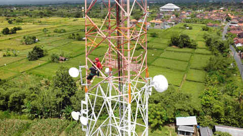 Penambahan BTS 5G baru di Surabaya.  Foto: Dok. Telkomsel