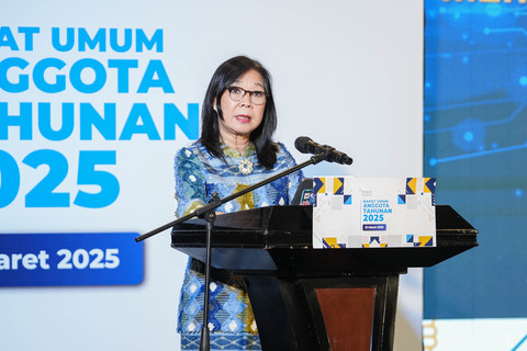 Deputi Gubernur Bank Indonesia Filianingsih Hendarta pada RUA 2025 AFTECH di Hotel Artotel Mangkuluhur, Jakarta, Jumat (21/03). Foto: Dok. Istimewa